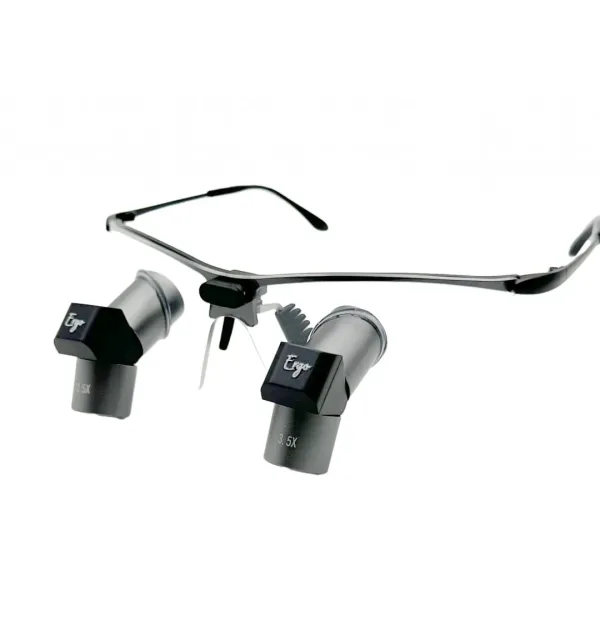 Ergo Prismatic Dental Loupe-Sporty, Custom Made TTL with 5.0X magnification